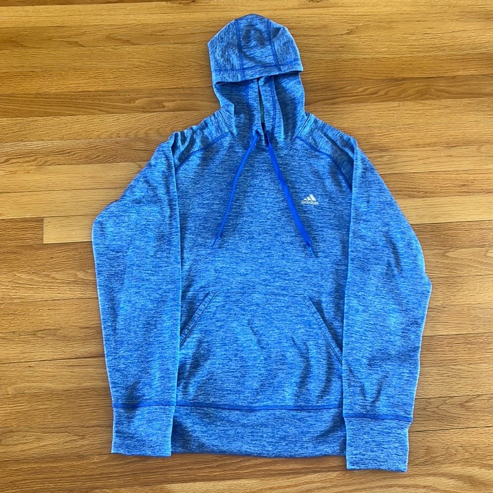Blue Adidas Women’s Hooded Sweatshirt